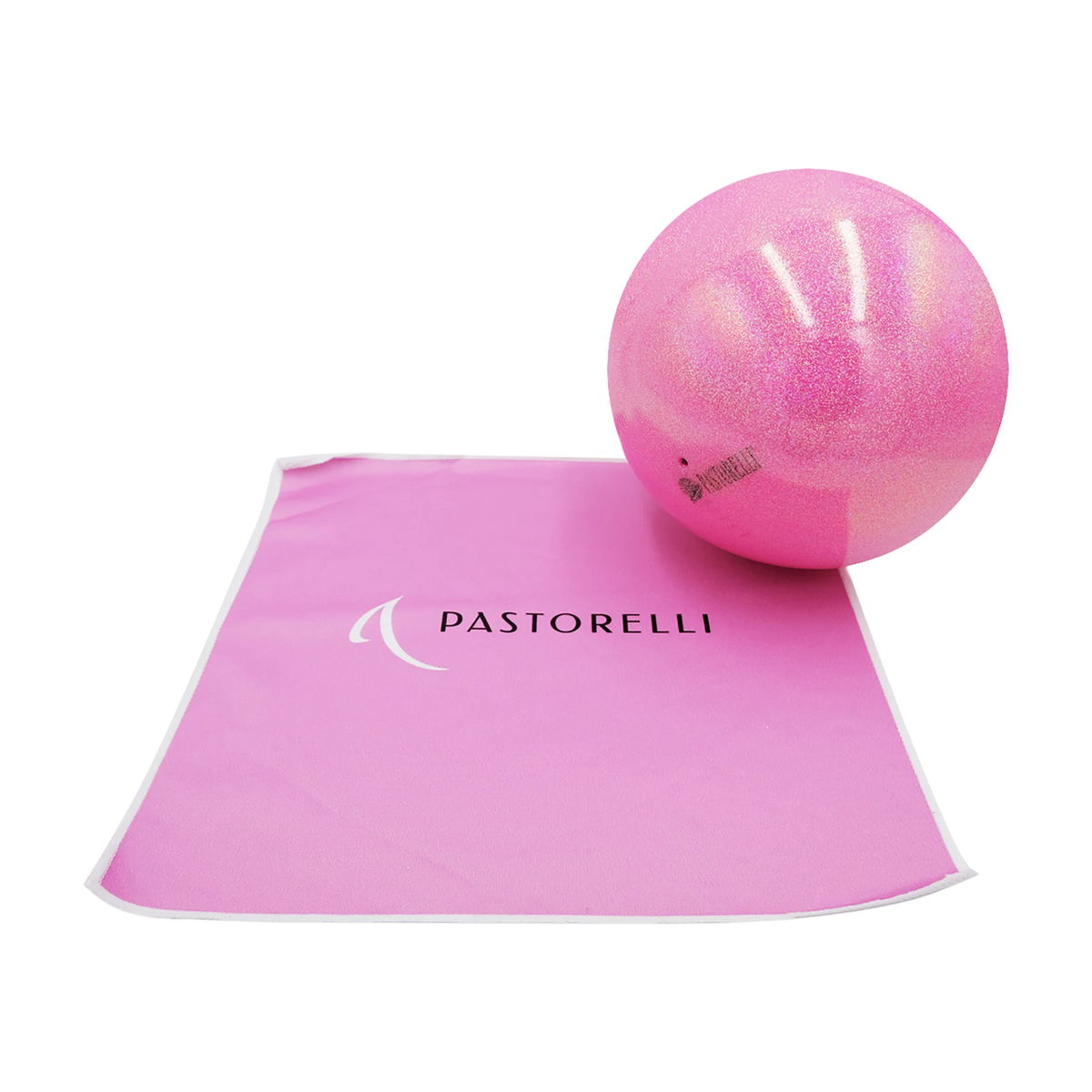 Pastorelli Logo rhythmic gymnastics ball cleaning cloth, Pink 01119 - lanksti.lt.