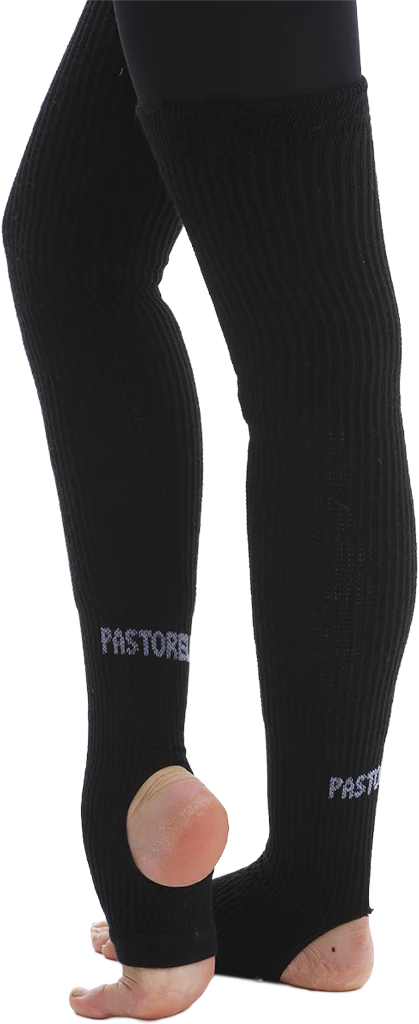 Blauzdinės Juodos | Pastorelli Stefy Stirrup Leg Warmers Black | Гетры с отверстиями под стопу Pastorelli Stefy (чёрные) – Lanksti.lt
