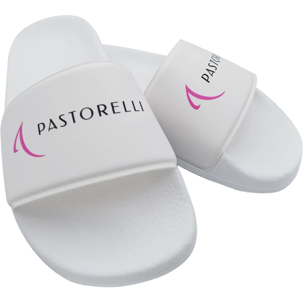 Baltos šlepetės mergaitėms | Pastorelli White Slippers Girls | Белые шлепанцы для девочек Pastorelli – Lanksti.lt