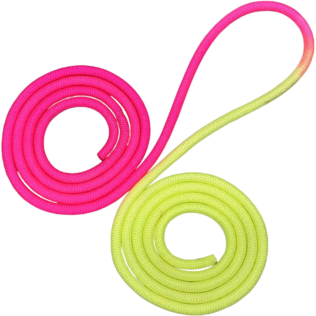 Meninės gimnastikos šokdynė | Tuloni Rhythmic Gymnastics Rope Bi-Color Pro - Lanksti.lt