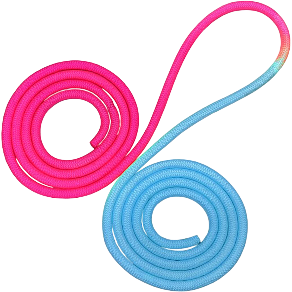 Meninės gimnastikos šokdynė | Tuloni Rhythmic Gymnastics Rope Bi-Color Pro - Lanksti.lt
