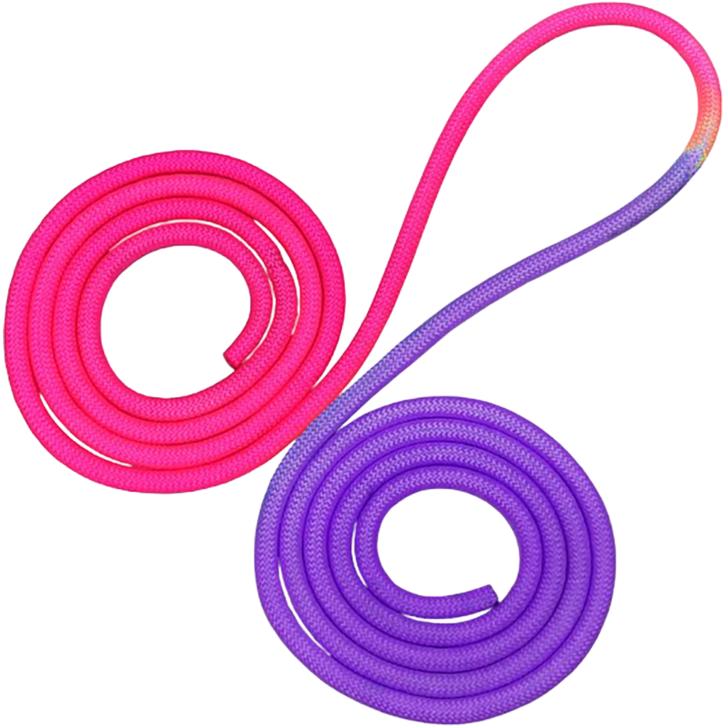 Meninės gimnastikos šokdynė | Tuloni Rhytmic Gymnastics Rope Bi-Color Pro - Lanksti.lt
