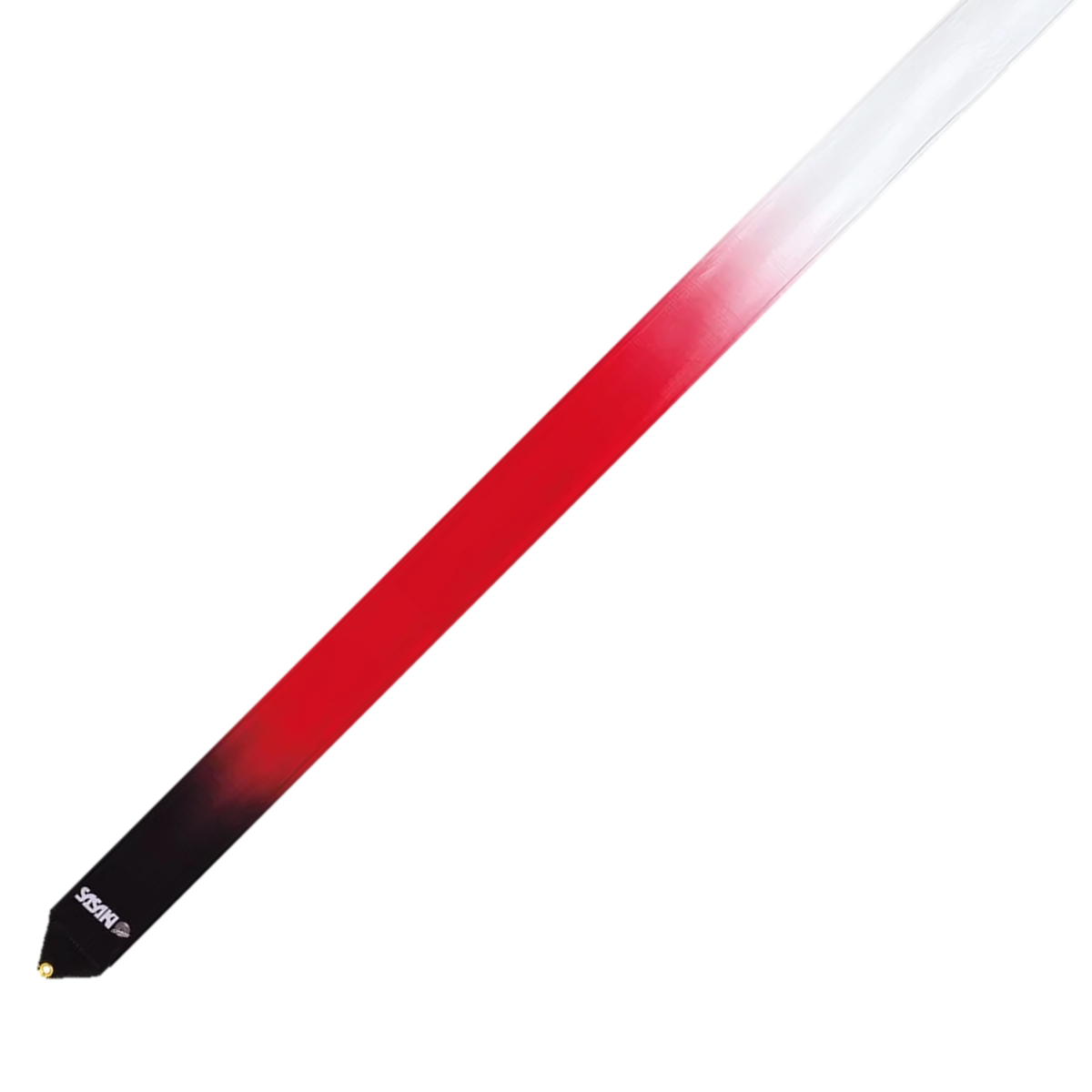 Sasaki High-Pitch Gradation Ribbon rhythmic gymnastics ribbon, BxRxW Black x Red x White, 5 m and 6 m, M-71HG-F / MJ-715HG-F - lanksti.lt