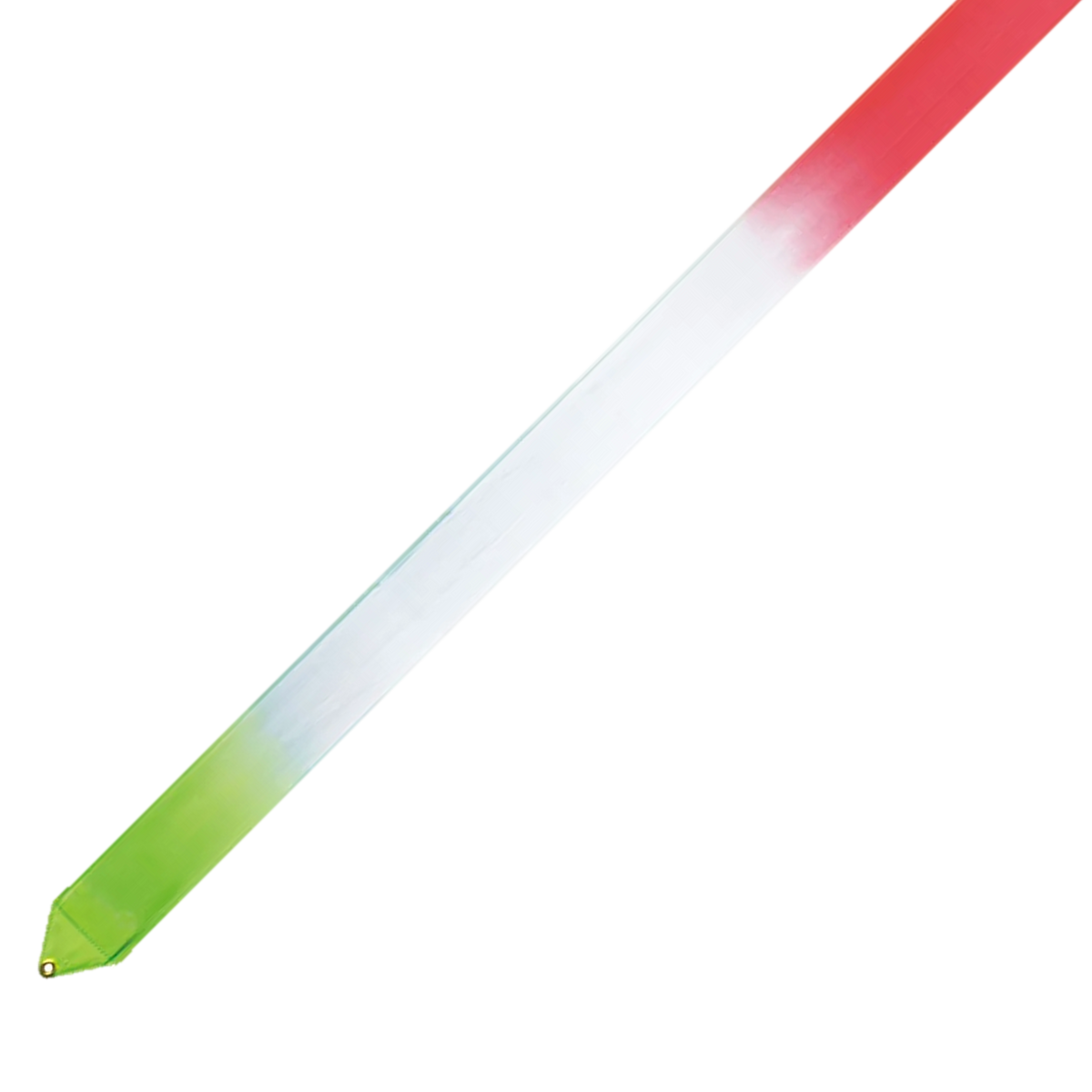 Sasaki High-Pitch Gradation Ribbon rhythmic gymnastics ribbon, LYMGxWxFRP Lime green x White x Fresh pink, 5 m and 6 m, M-71HG-F / MJ-715HG-F - lanksti.lt