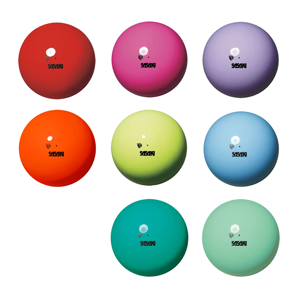 Sasaki meninės gimnastikos kamuolys „Gym Star Ball“ 18.5 cm FIG - Lanksti.lt
