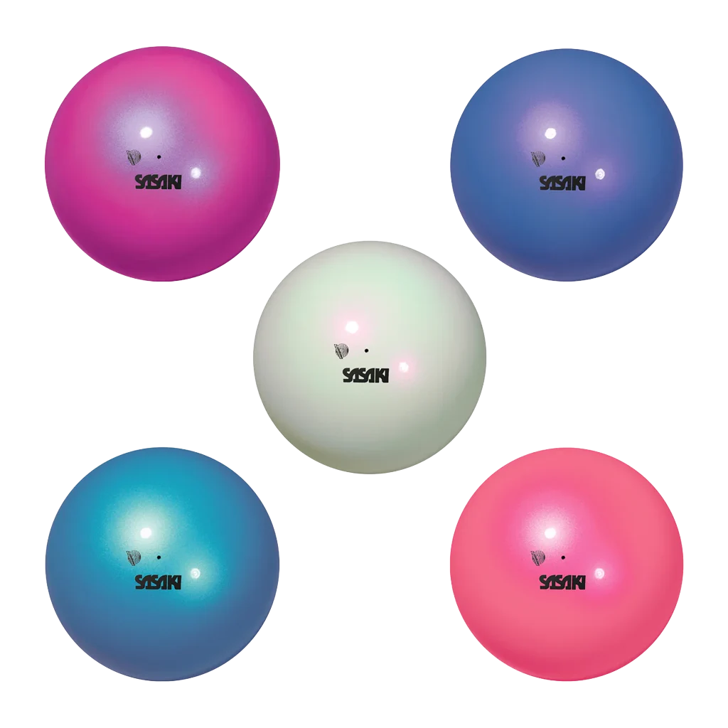 Sasaki meninės gimnastikos kamuolys „Magnetic Ball“ 18.5 cm FIG - Lanksti.lt
