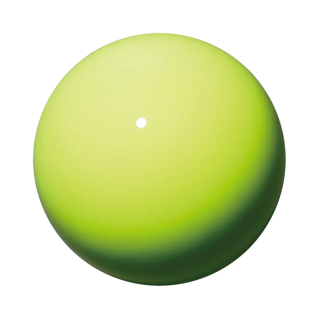 Sasaki meninės gimnastikos kamuolys „Middle Gym Star Ball“ 17 cm