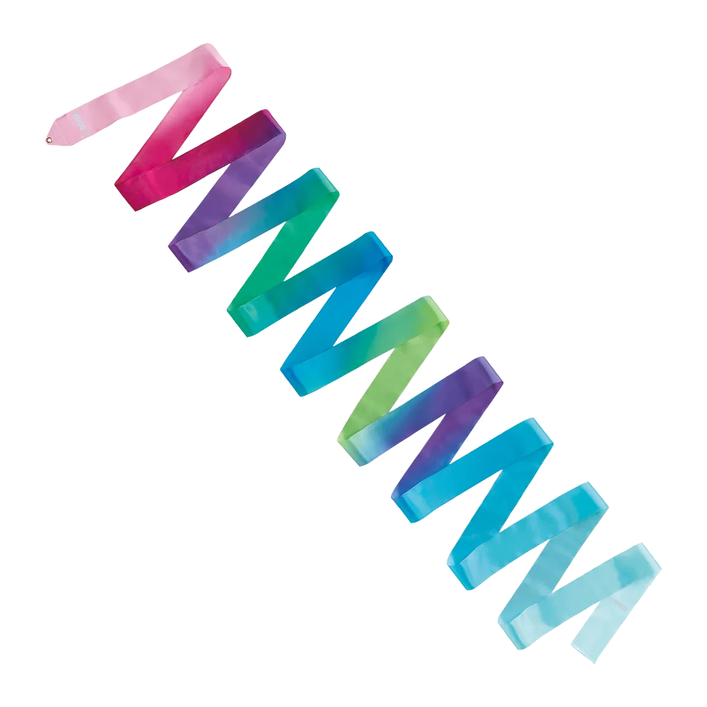 Sasaki meninės gimnastikos kaspinas „Art Gradation Ribbon“ FIG - Lanksti.lt