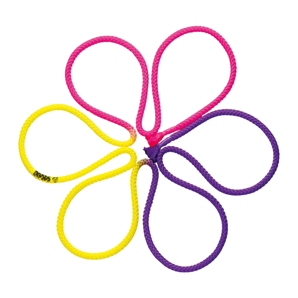 Sasaki meninės gimnastikos šokdynė „Tri-Color Rope“ FIG - Lanksti.lt