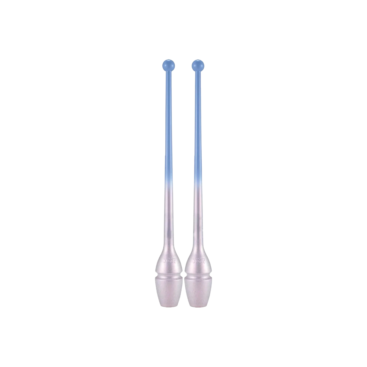 Sasaki Gradation Rubber Clubs rhythmic gymnastics clubs, 36 cm, Ice Blue x Ice Pink, ICBU x ICP, MJ-38GH - lanksti.lt