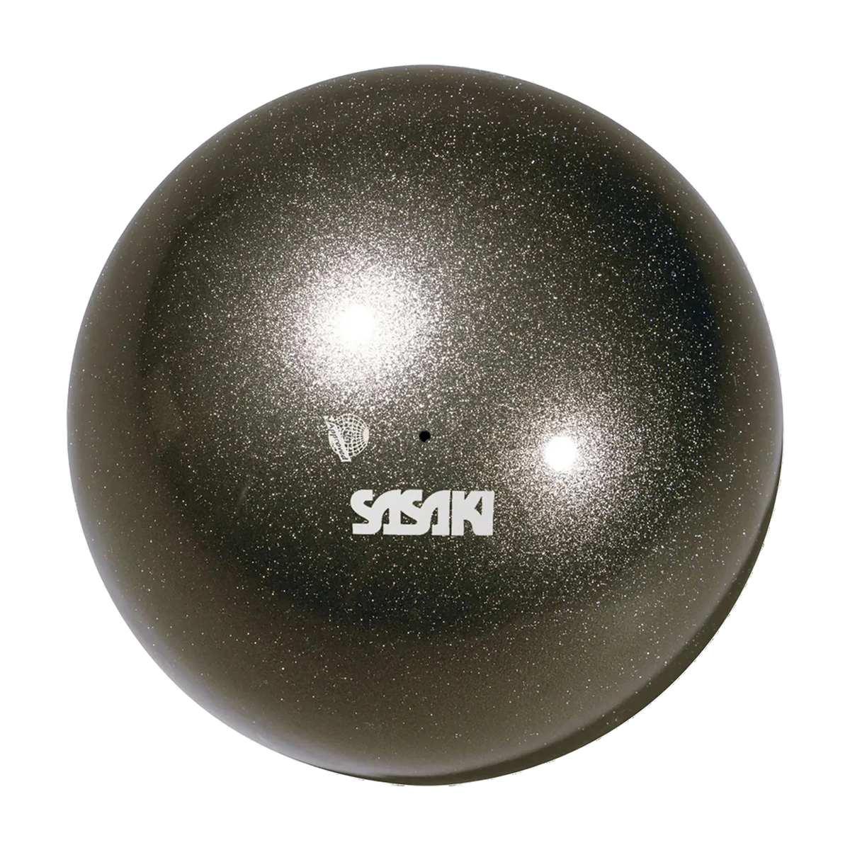 Sasaki Metallic Ball rhythmic gymnastics ball, 18.5 cm, Gem Black (GMB), manufacturer SKU M-207M-F - lanksti.lt.