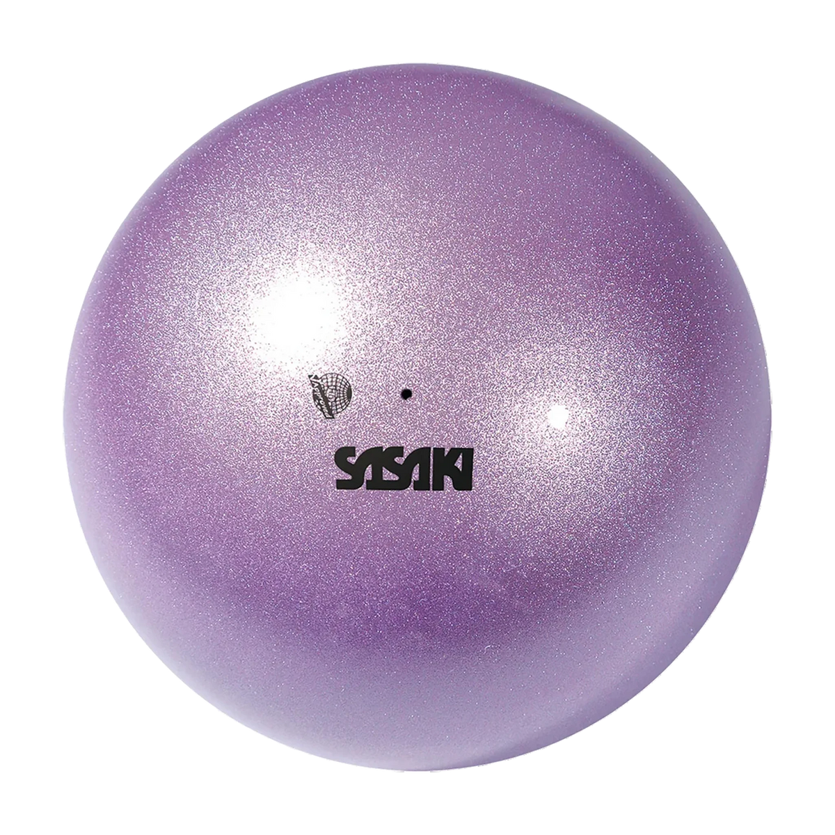 Sasaki Metallic Ball rhythmic gymnastics ball, 18.5 cm, Lavender (LD), manufacturer SKU M-207M-F - lanksti.lt.