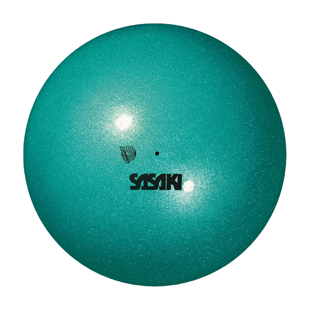 Sasaki Metallic Ball rhythmic gymnastics ball, 18.5 cm, Sea Green (SEG), manufacturer SKU M-207M-F - lanksti.lt.