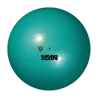 Sasaki kamuolys „Metallic Ball“ 18,5 cm – SEG Jūros žalia