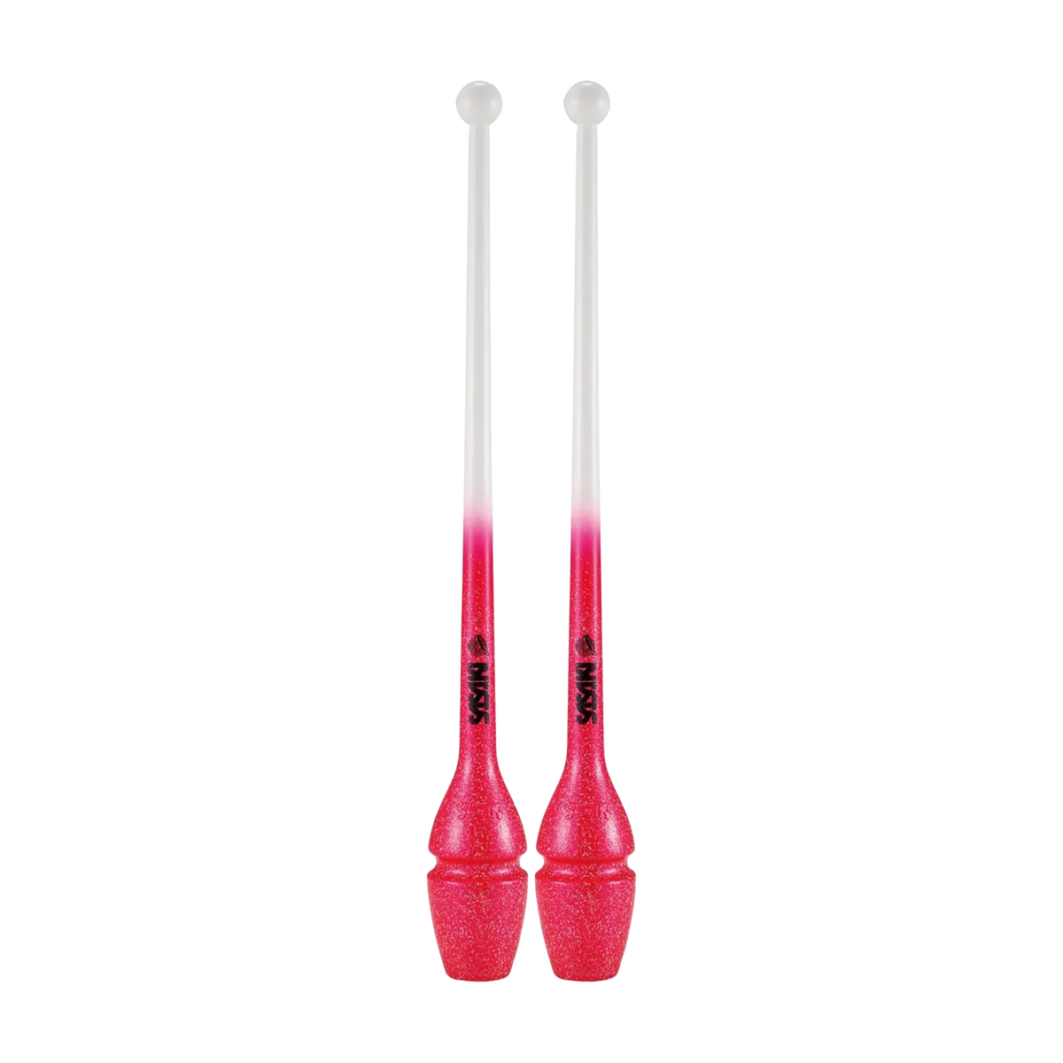 Sasaki Gradation Rubber Clubs rhythmic gymnastics clubs, 44 cm and 40.5 cm, White x Mystic Berry, W x MYBR, M-34GH-F and M-34JKGH-F - lanksti.lt