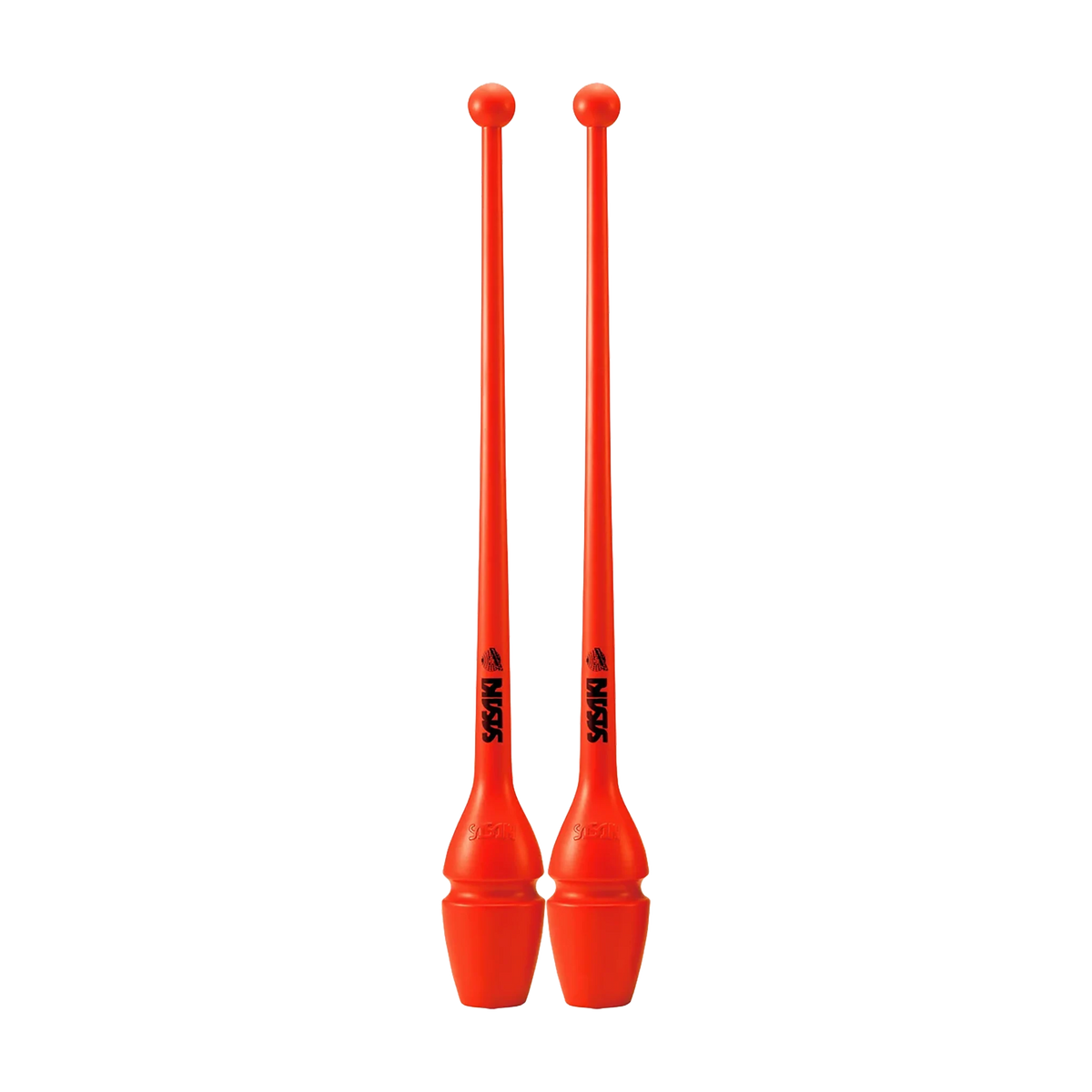 Sasaki Rubber Clubs rhythmic gymnastics clubs, 44 cm and 40.5 cm, Bright Pink, BRR, M-34H-F and M-34JKH-F - lanksti.lt