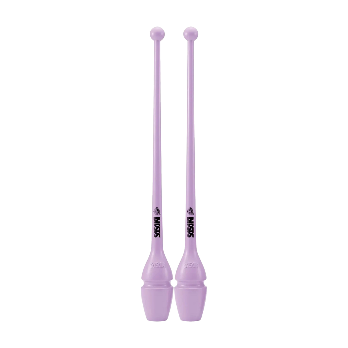 Sasaki Rubber Clubs rhythmic gymnastics clubs, 44 cm and 40.5 cm, Lavender, LD, M-34H-F and M-34JKH-F - lanksti.lt