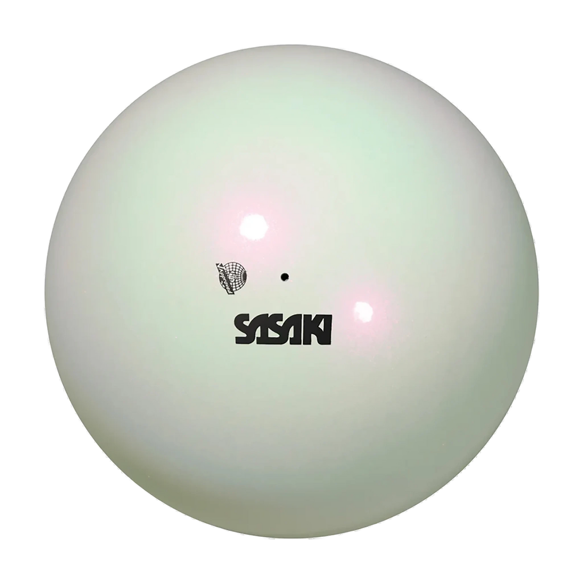 Sasaki Magnetic Ball rhythmic gymnastics ball, 18.5 cm, Pearl White (PLW), manufacturer SKU M-207MG-F - lanksti.lt.