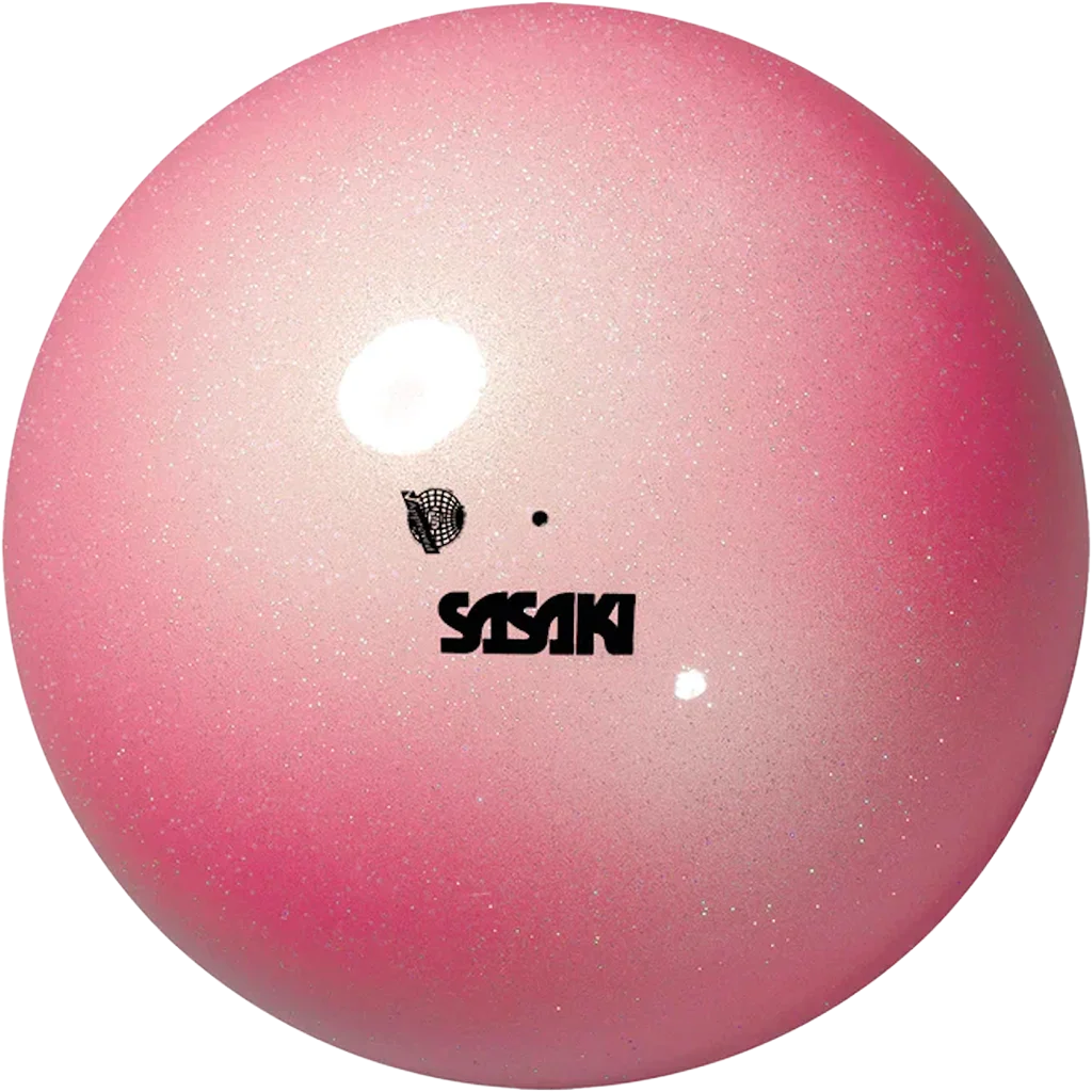 Sasaki meninės gimnastikos kamuolys | Sasaki Rhythmic Gymnastics Aurora Ball FIG M-207AU-F CYP (18.5 cm, Cherry Pink) | Мяч для художественной гимнастики Sasaki Aurora Ball M-207AU-F CYP (18.5 см, вишнёво-розовый) – Lanksti.lt