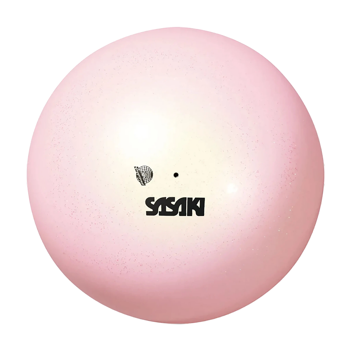 Sasaki Aurora Ball rhythmic gymnastics ball M-207AU-F ICP, 18.5 cm, Ice Pink, FIG-approved - lanksti.lt
