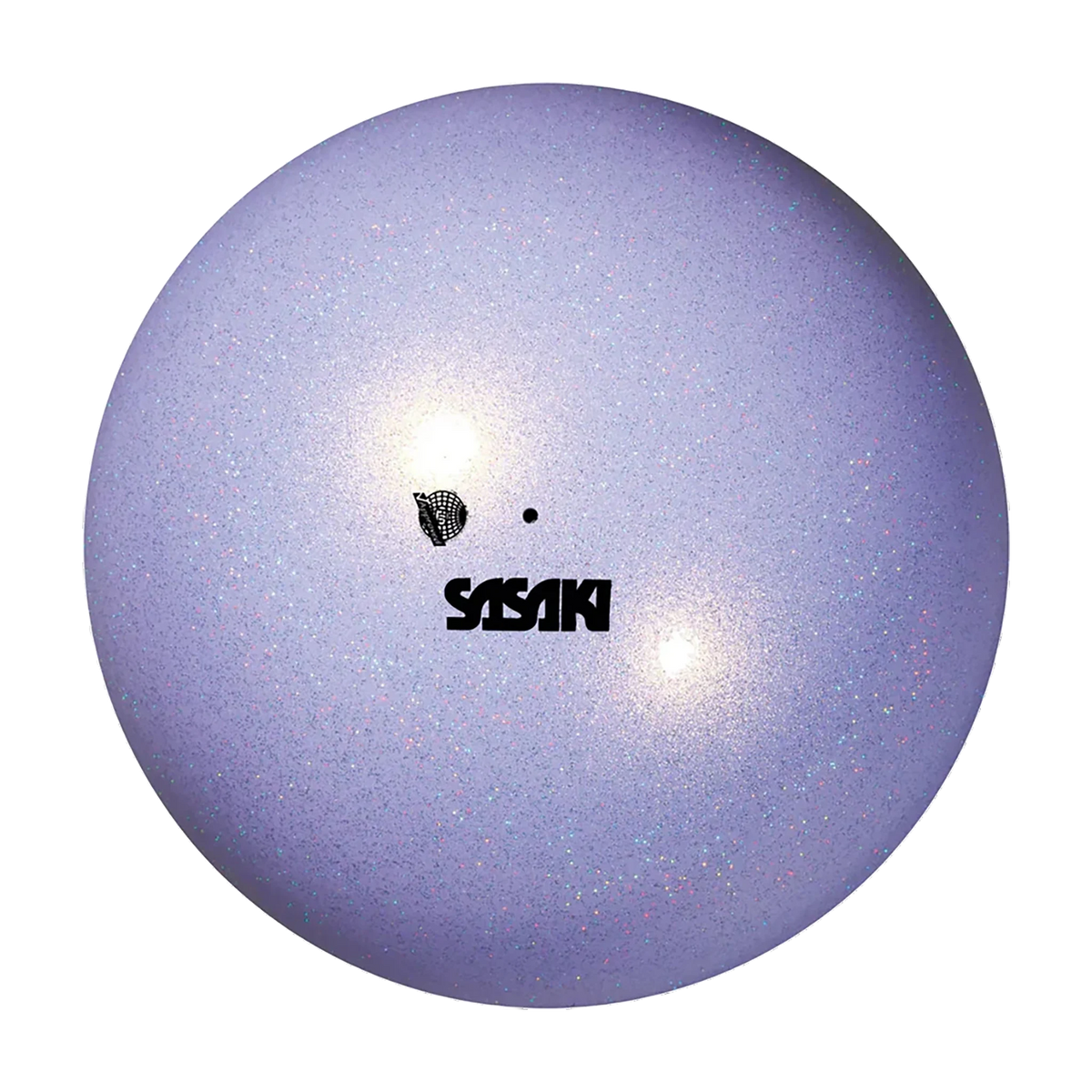 Sasaki Aurora Ball rhythmic gymnastics ball M-207AU-F LD, 18.5 cm, Lavender, FIG-approved - lanksti.lt