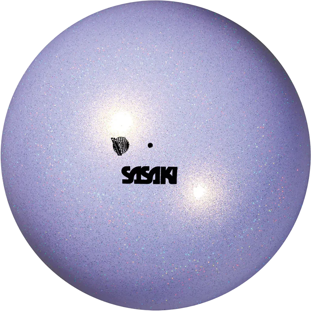 Sasaki meninės gimnastikos kamuolys | Sasaki Rhythmic Gymnastics Aurora Ball FIG M-207AU-F LD (18.5 cm, Lavander) | Мяч для художественной гимнастики Sasaki Aurora Ball M-207AU-F LD (сиреневый) - Lanksti.lt