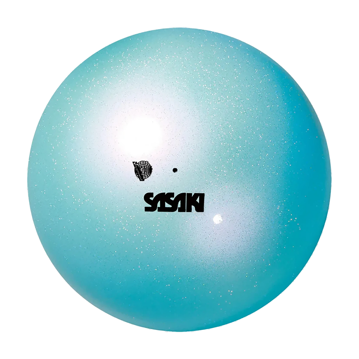 Sasaki Aurora Ball rhythmic gymnastics ball M-207AU-F LIBU, 18.5 cm, Light Blue, FIG-approved - lanksti.lt