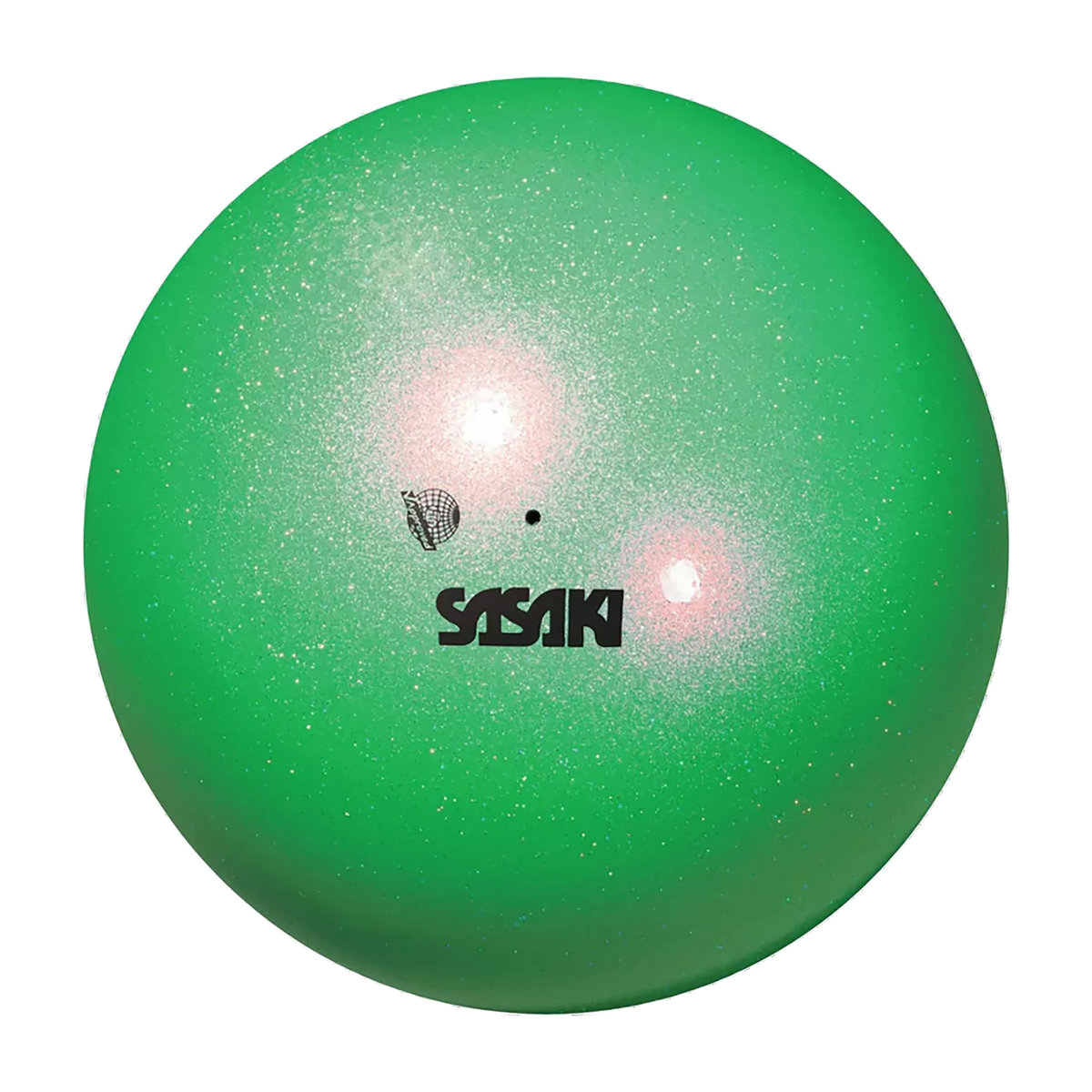 Sasaki Aurora Ball rhythmic gymnastics ball M-207AU-F MSG, 18.5 cm, Misty Green, FIG-approved - lanksti.lt