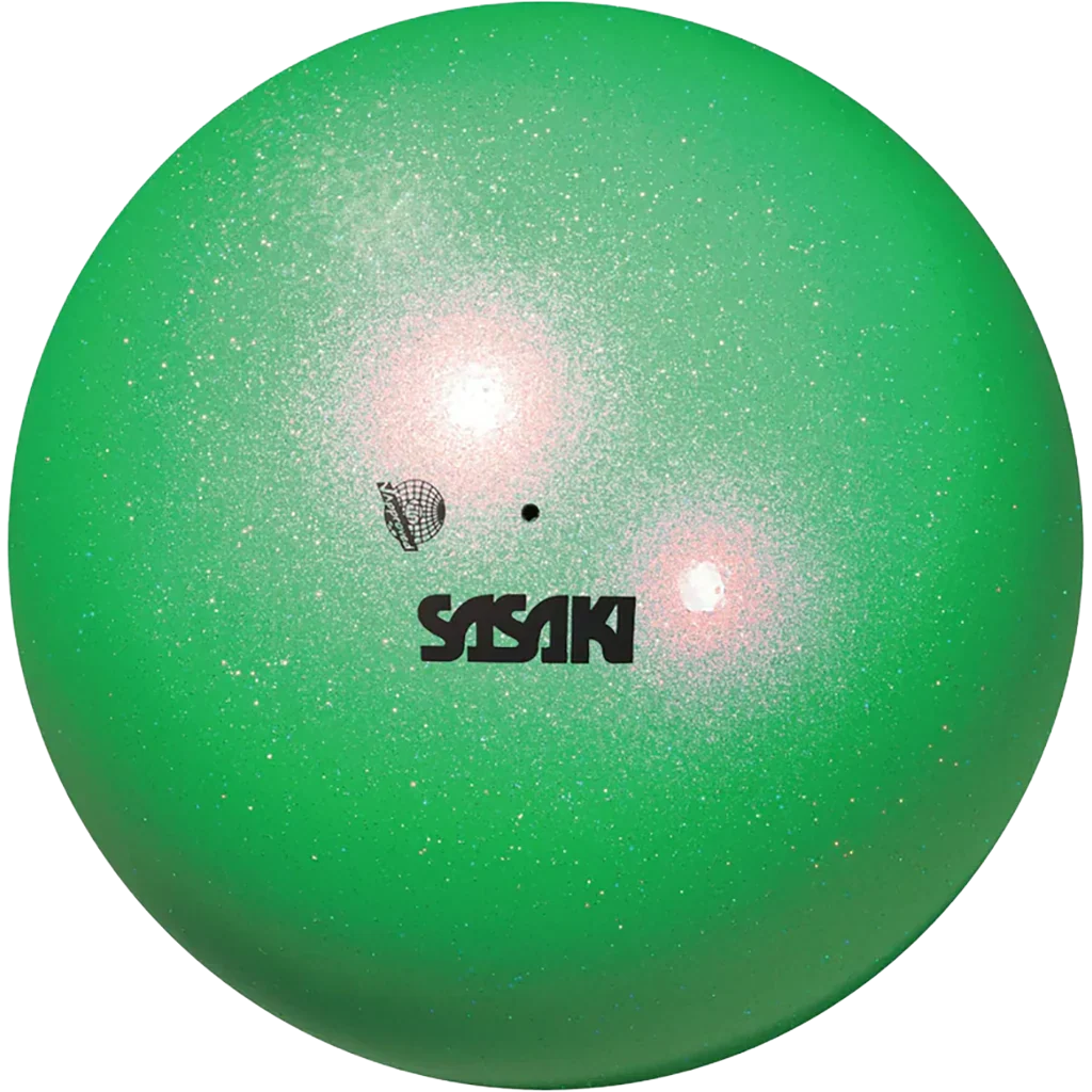 Sasaki meninės gimnastikos kamuolys | Sasaki Rhythmic Gymnastics Aurora Ball FIG M-207AU-F MSG (18.5 cm, Misty Green) | Мяч для художественной гимнастики Sasaki Aurora Ball M-207AU-F MSG (туманный зелёный) - Lanksti.lt