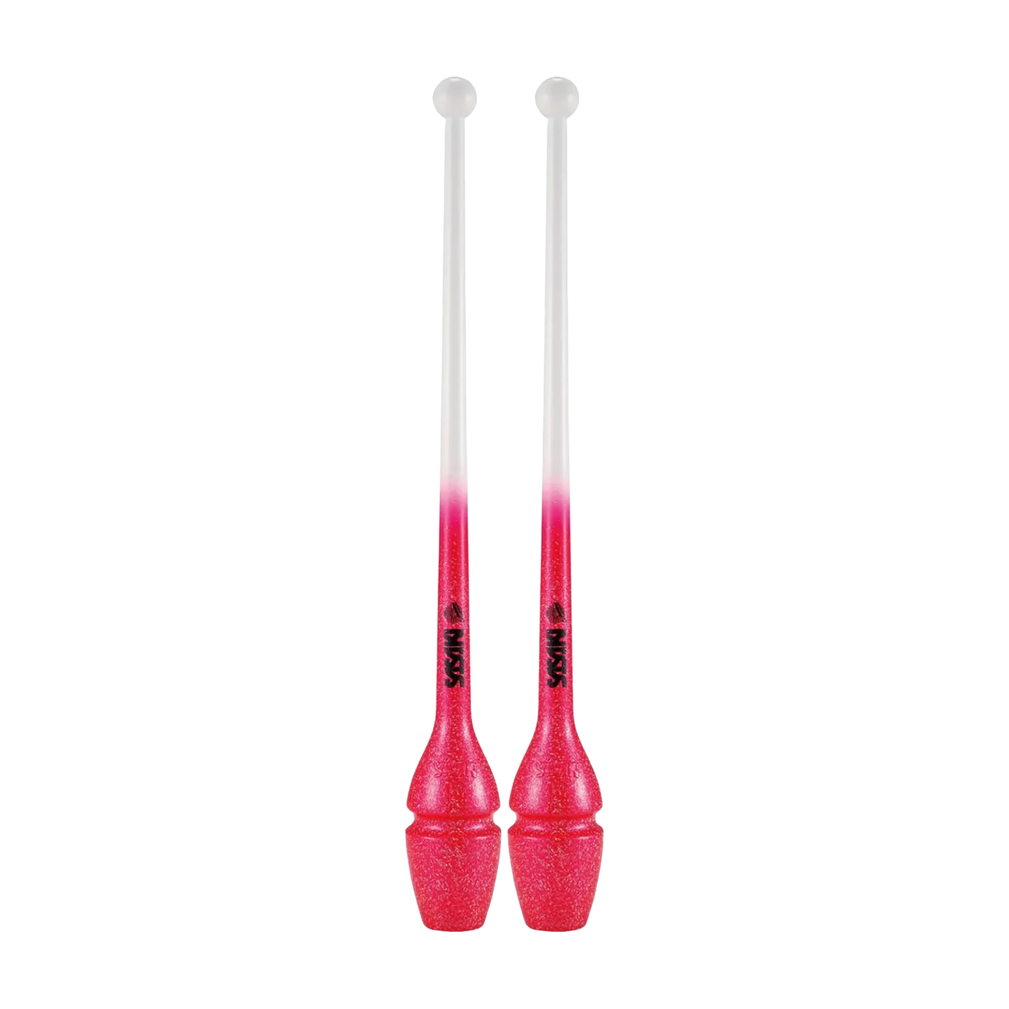 Sasaki Gradation Rubber Clubs rhythmic gymnastics clubs, 44 cm and 40.5 cm, White x Mystic Berry, W x MYBR, M-34GH-F and M-34JKGH-F - lanksti.lt