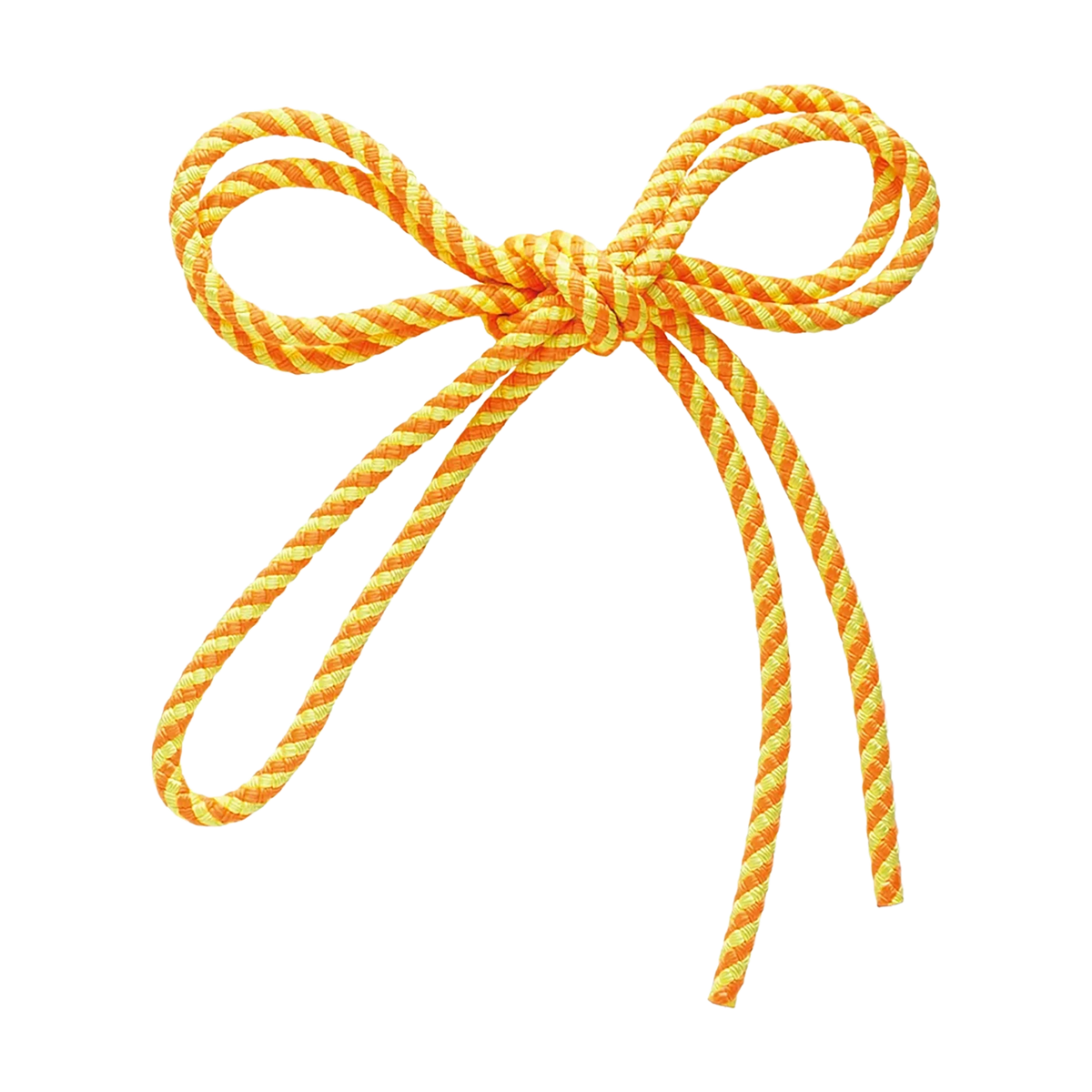 Sasaki rhythmic gymnastics rope, Junior Spiral Rope MJ-243, fluorescent orange and yellow, SKU SS-MJ-243-KEOxY - lanksti.lt