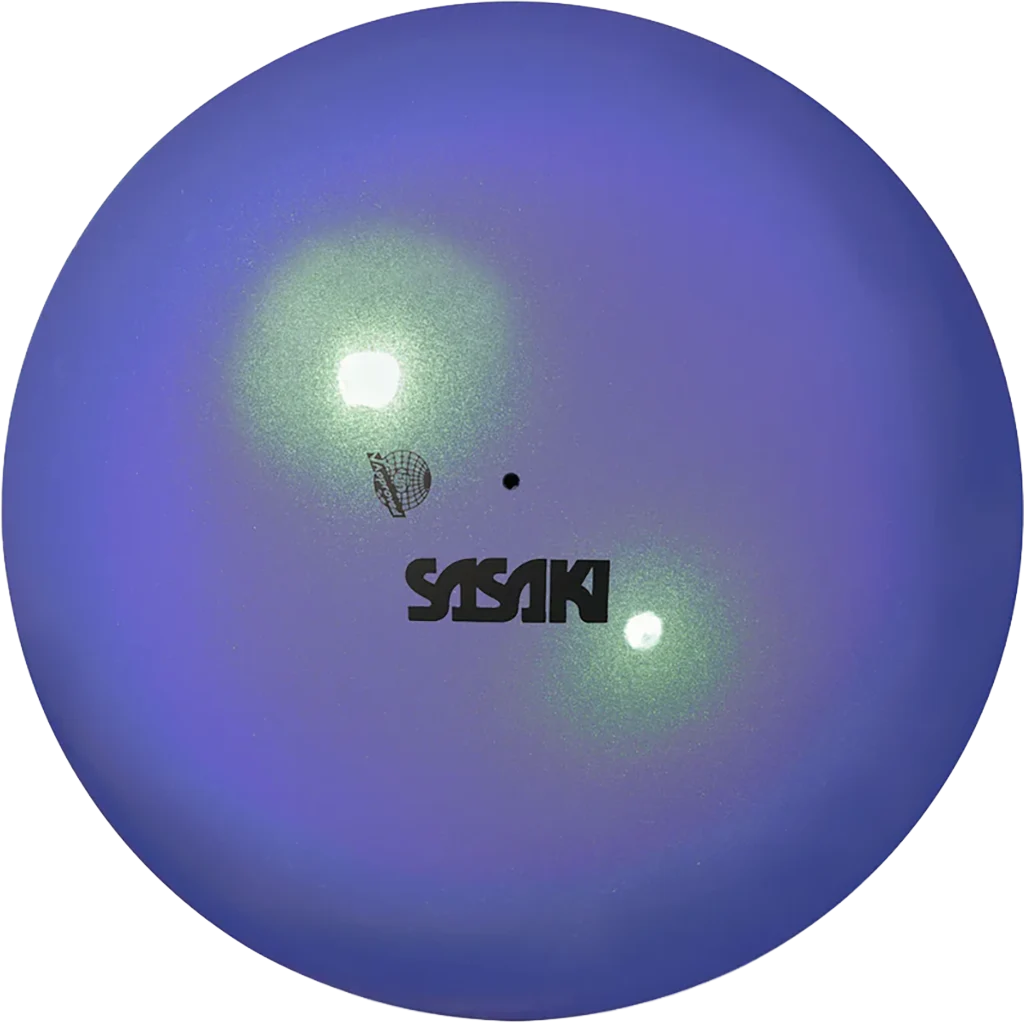 Sasaki meninės gimnastikos kamuolys | Sasaki Rhythmic Gymnastics Magnetic Ball FIG M-207MG-F SABU (18.5 cm, Sapphire Blue) | Мяч для художественной гимнастики Сасаки Магнетик FIG M-207MG-F SABU (сапфирово-синий) - Lanksti.lt