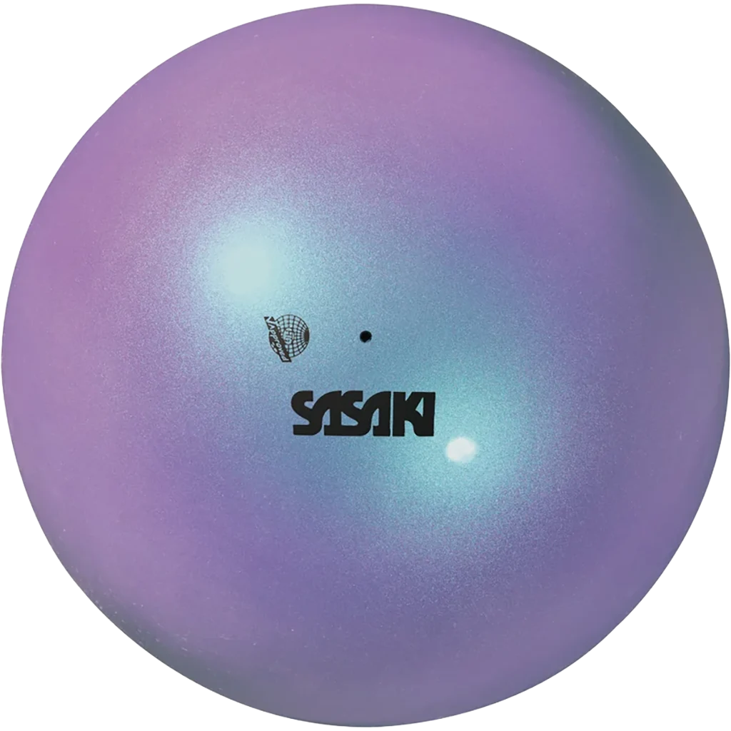 Sasaki meninės gimnastikos kamuolys | Sasaki Rhythmic Gymnastics Magnetic Ball FIG M-207MG-F SLD (18.5 cm, Smoky Lavender) | Мяч для художественной гимнастики Сасаки Магнетик FIG M-207MG-F SLD (дымчато-лавандовый) - Lanksti.lt