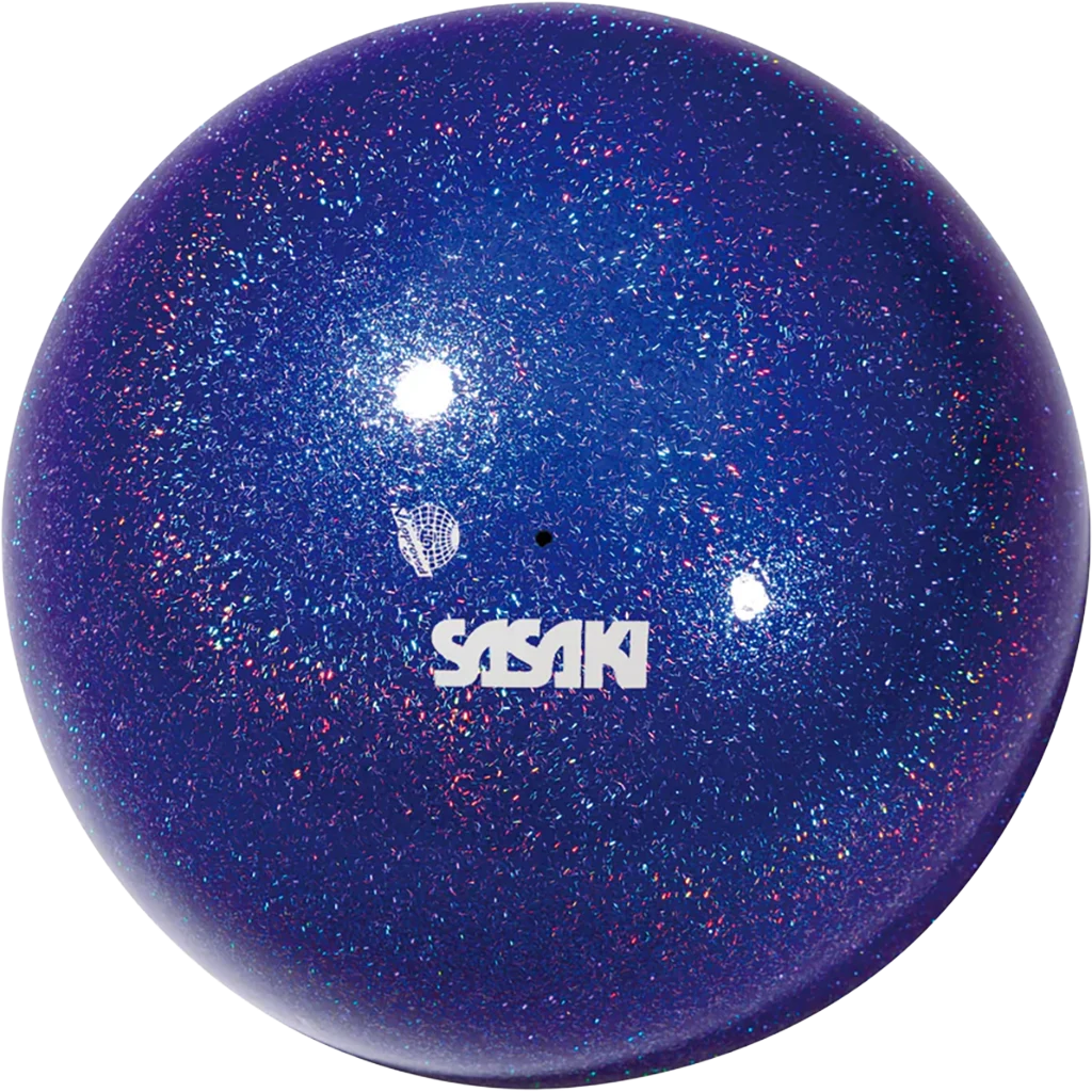 Sasaki meninės gimnastikos kamuolys | Sasaki Rhythmic Gymnastics Meteor Ball FIG M-207BRM-F ORBU (18.5 cm, Oriental Blue) | Мяч для художественной гимнастики Сасаки Метеор M-207BRM-F ORBU (восточно-синий) - Lanksti.lt