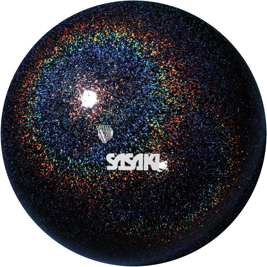 Sasaki meninės gimnastikos kamuolys | Sasaki Rhythmic Gymnastics Meteor Ball FIG M-207BRM-F STB (18.5 cm, Stella Black) | Мяч для художественной гимнастики Сасаки Метеор M-207BRM-F STB (чёрная стелла) - Lanksti.lt