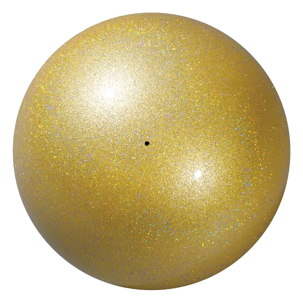 Sasaki meninės gimnastikos kamuolys | Sasaki Rhythmic Gymnastics Middle Meteor Ball M-207MBRM GD (18.5 cm, Gold) | Мяч для художественной гимнастики Сасаки Мидл Метеор M-207MBRM GD (золотой) - Lanksti.lt 