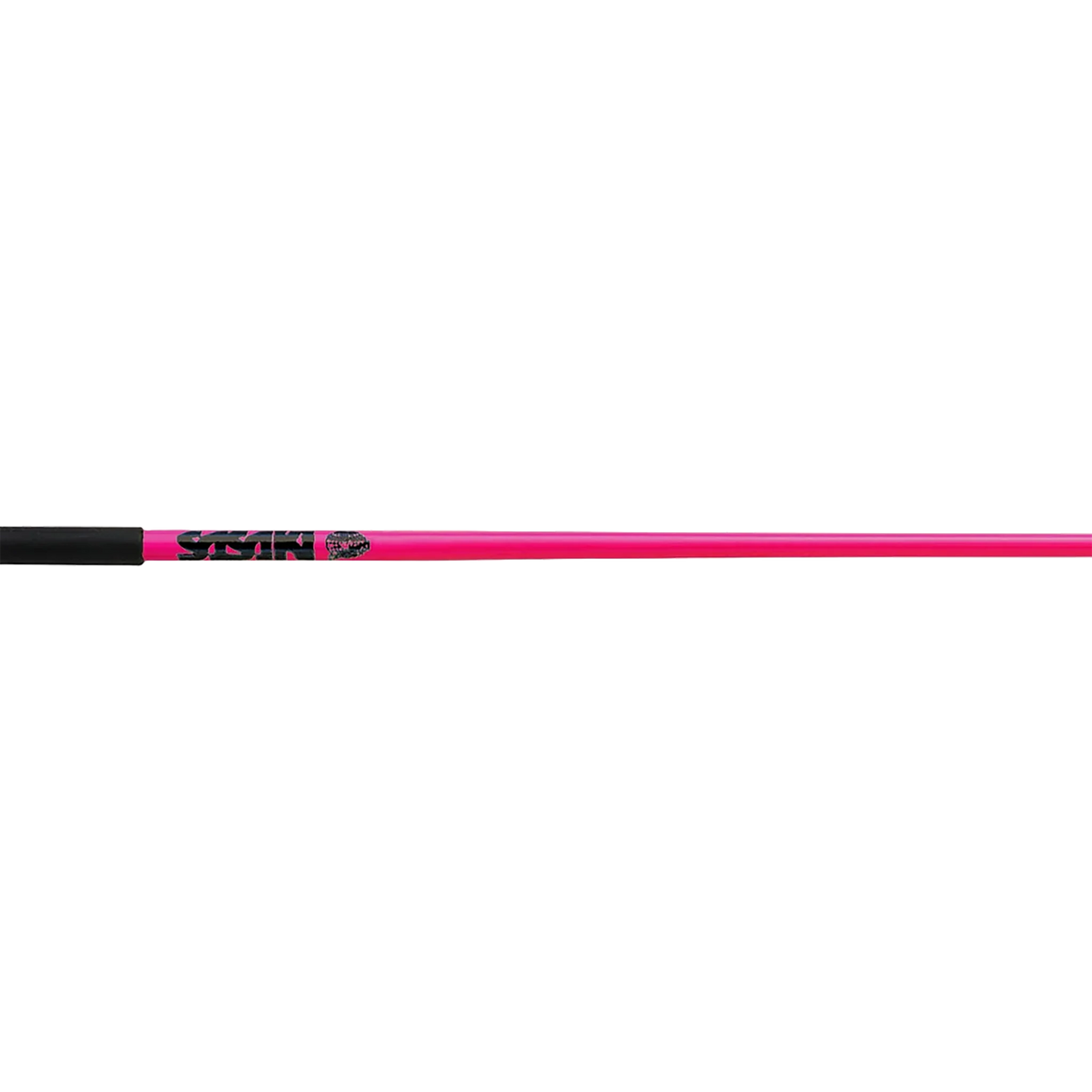 Sasaki Glass Stick rhythmic gymnastics ribbon stick, 60 cm, Fluorescent Pink x Black (KEP x B), M-700G-F - lanksti.lt