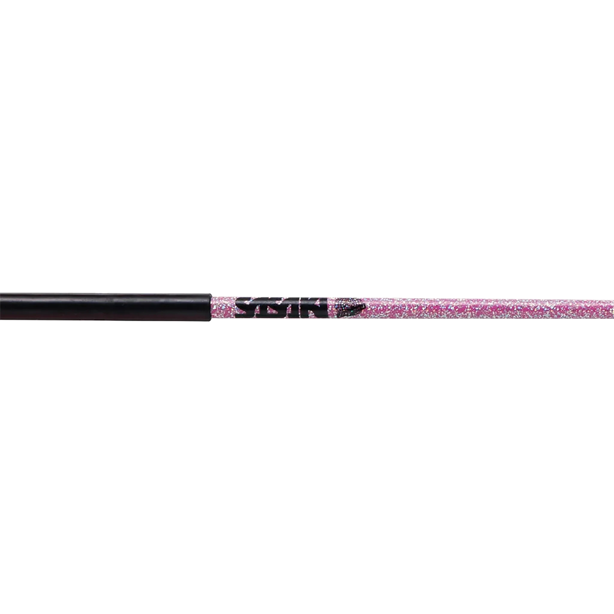 Sasaki Hologram Short Stick rhythmic gymnastics ribbon stick, 57 cm, Rose x Black (ROS x B), M-781HJK-F - lanksti.lt