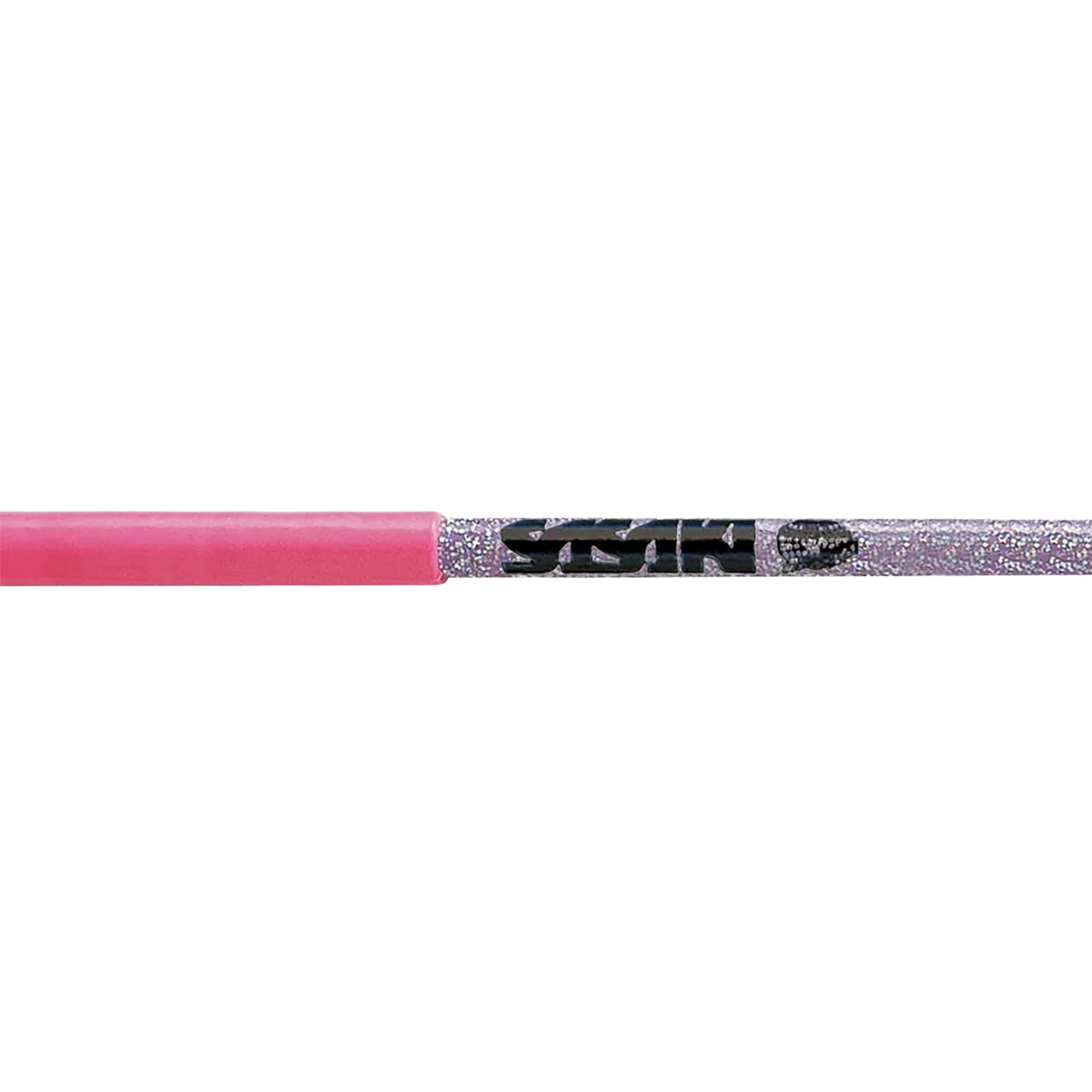 Sasaki Hologram Short Stick rhythmic gymnastics ribbon stick, 57 cm, Lilac x Pink (RRK x P), M-781HJK-F - lanksti.lt