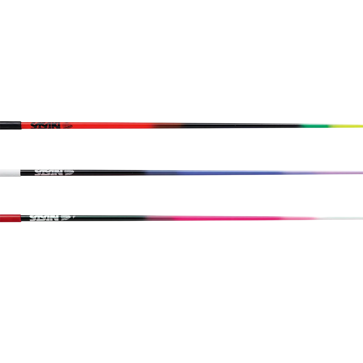 Sasaki Tri-Color Stick rhythmic gymnastics ribbon stick, 60 cm, M-781T-F - lanksti.lt
