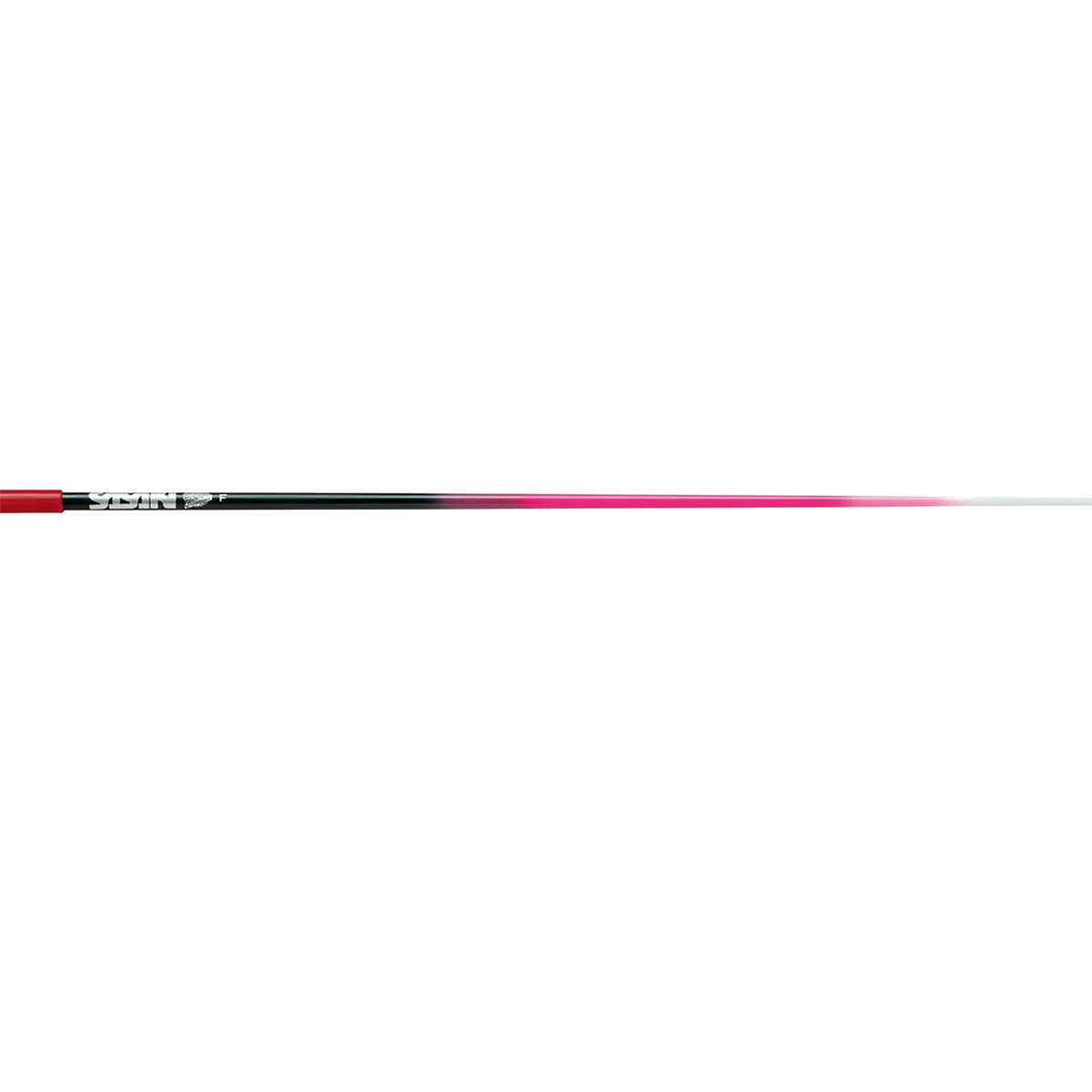 Sasaki Tri-Color Stick rhythmic gymnastics ribbon stick, 60 cm, Black (B), M-781T-F - lanksti.lt