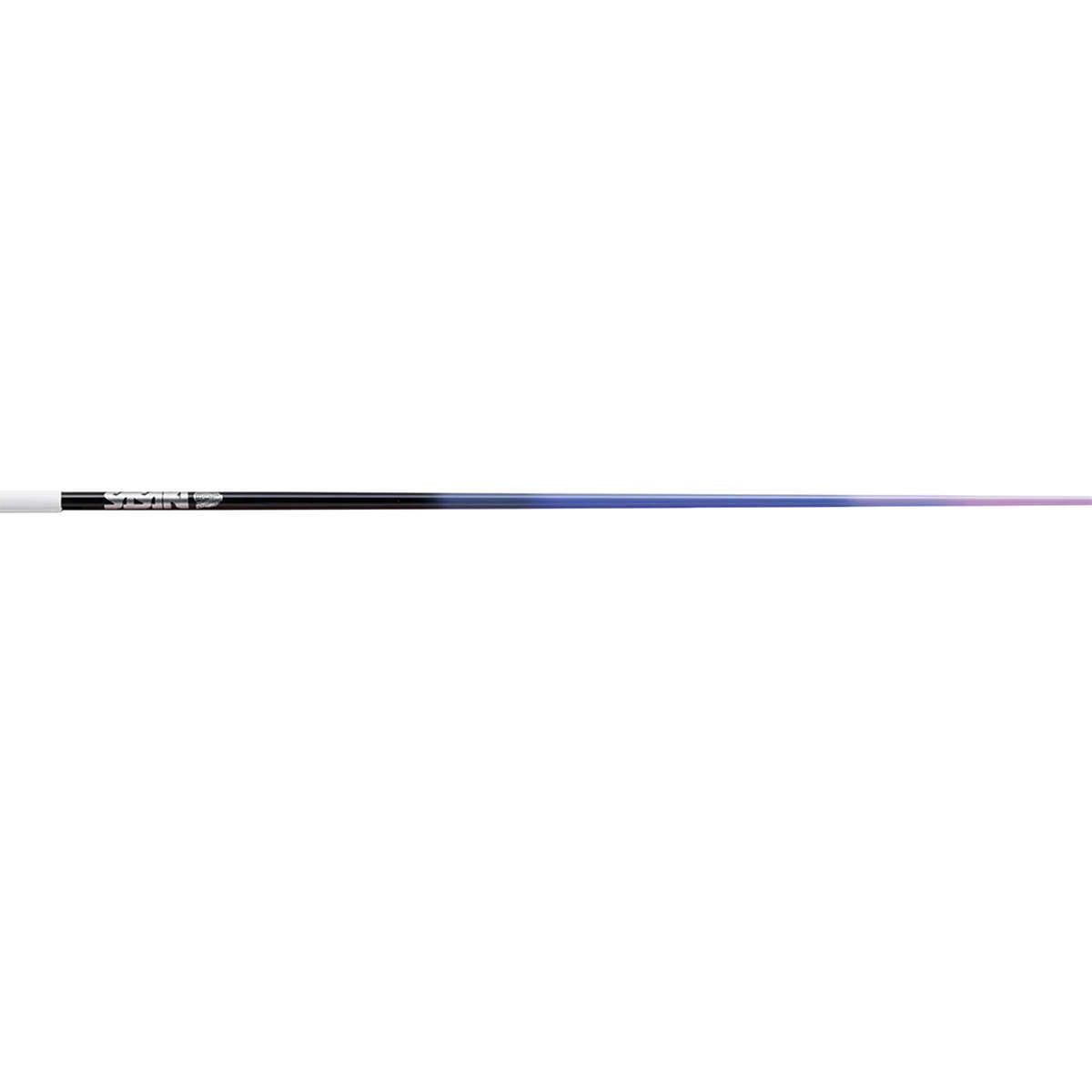 Sasaki Tri-Color Stick rhythmic gymnastics ribbon stick, 60 cm, Black x Wisteria (B x WST), M-781T-F - lanksti.lt