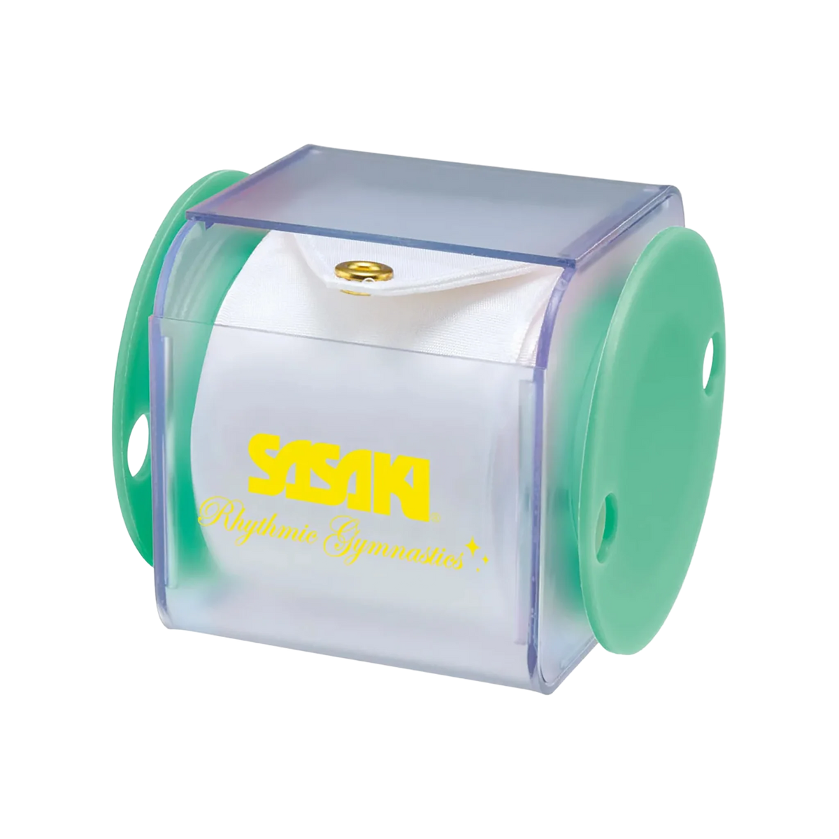 Sasaki Ribbon Winder rhythmic gymnastics ribbon winder, Mint Green x Fluorescent Yellow (MIG x KEY), AC-61 - lanksti.lt