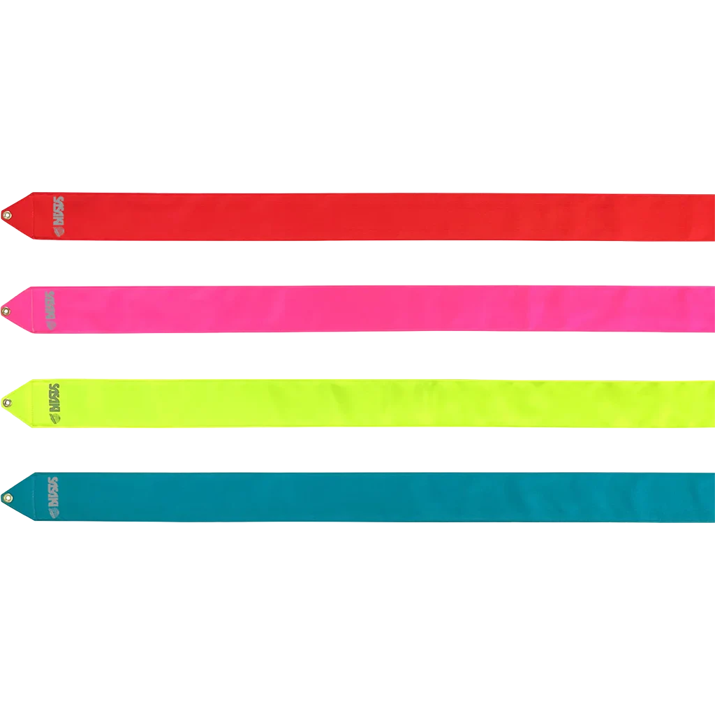 Sasaki meninės gimnastikos kaspinas „Vivid Ribbon“ | Sasaki Rhytmic Gymnastics Ribbon "Vivid Ribbon" M-722-F, MJ-7225-F | Лента для художественной гимнастики Sasaki «Vivid Ribbon» - Lanksti.lt
