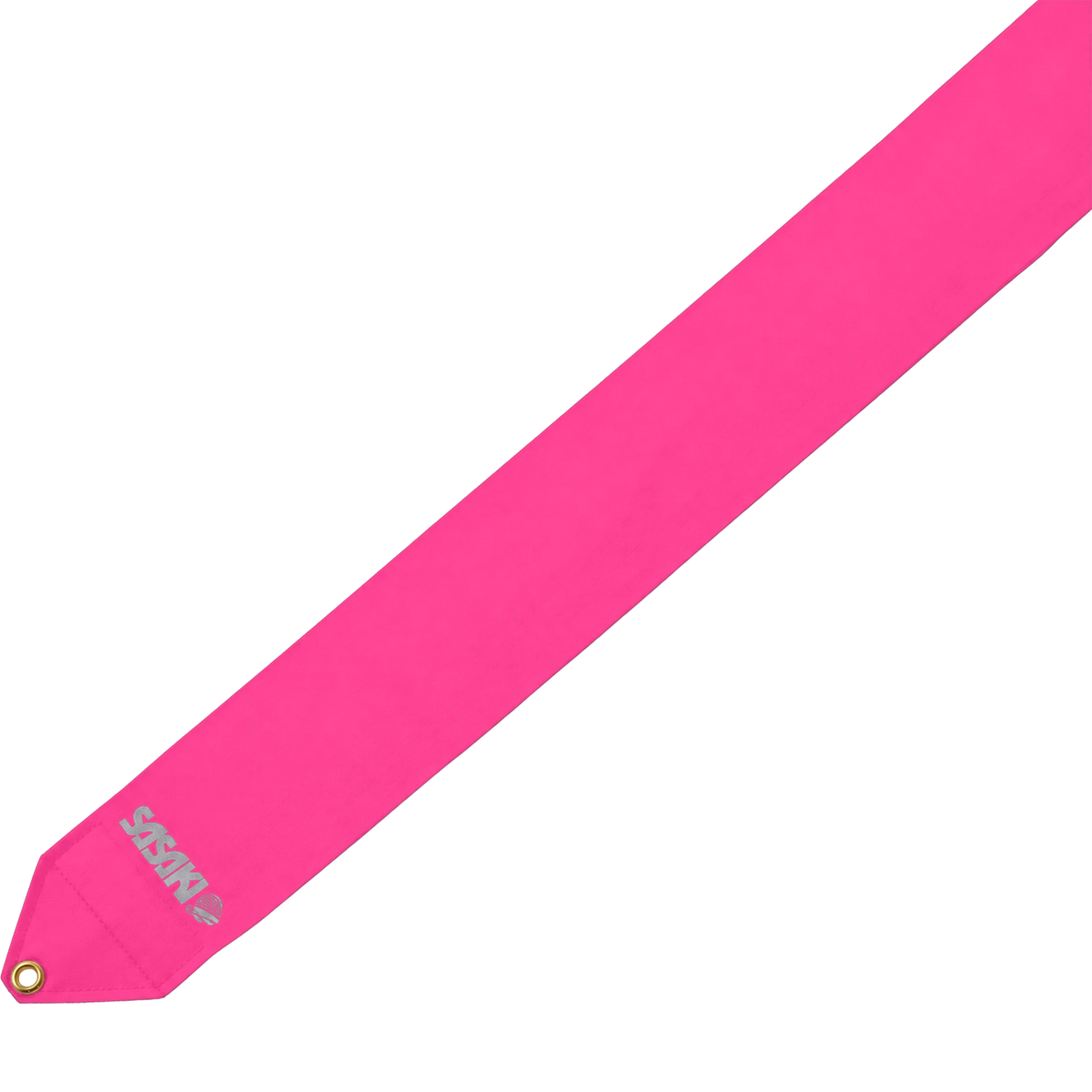 Sasaki Vivid Ribbon rhythmic gymnastics ribbon, Fluorescent Pink (KEP), 5 m / 6 m, MJ-7225-F / M-722-F - lanksti.lt