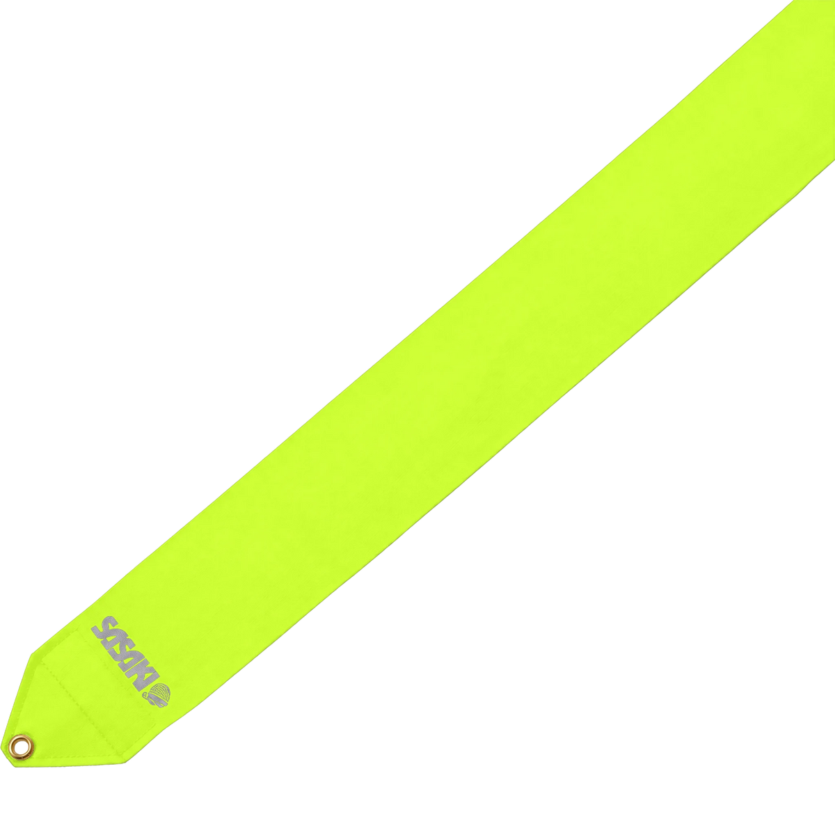 Sasaki Vivid Ribbon rhythmic gymnastics ribbon, Fluorescent Yellow (KEY), 5 m / 6 m, MJ-7225-F / M-722-F - lanksti.lt