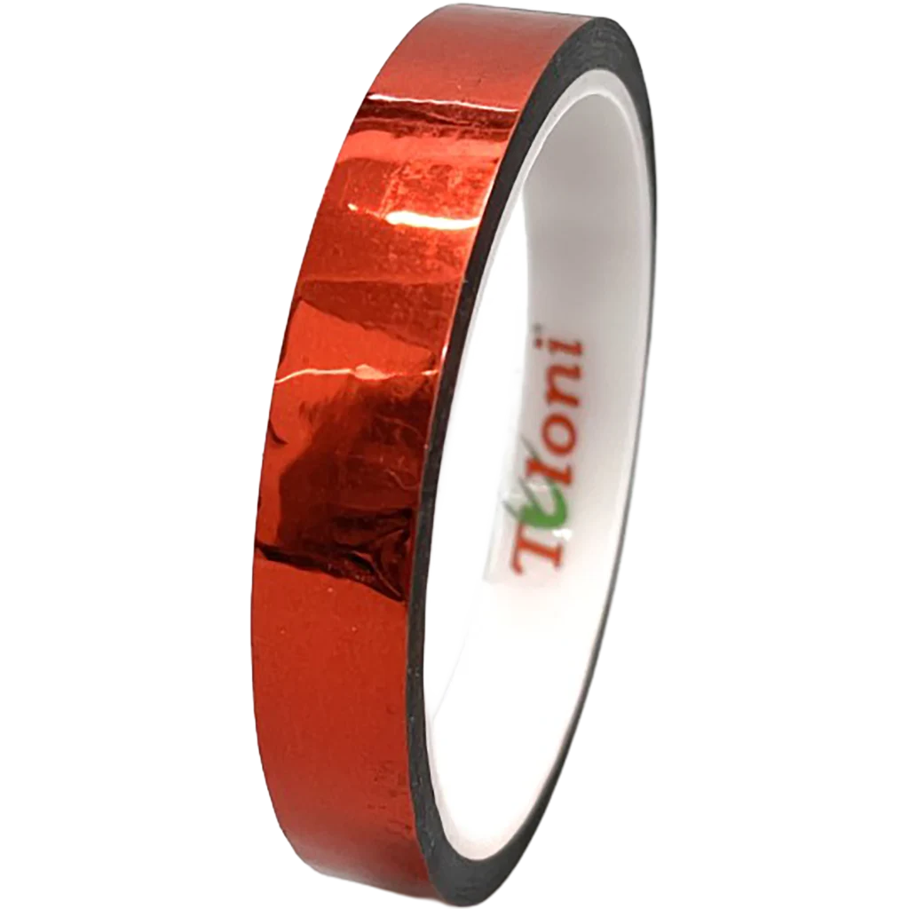 Lipni dekoratyvinė juosta meninės gimnastikos įrankiams dekoruoti | Tuloni Adhesive Tape Metal Tape | Клейкая декоративная лента для оформления предметов художественной гимнастики Tuloni – Lanksti.lt