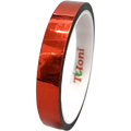 Tuloni lipni juosta įrankių dekorui „Metal Tape” - Raudona