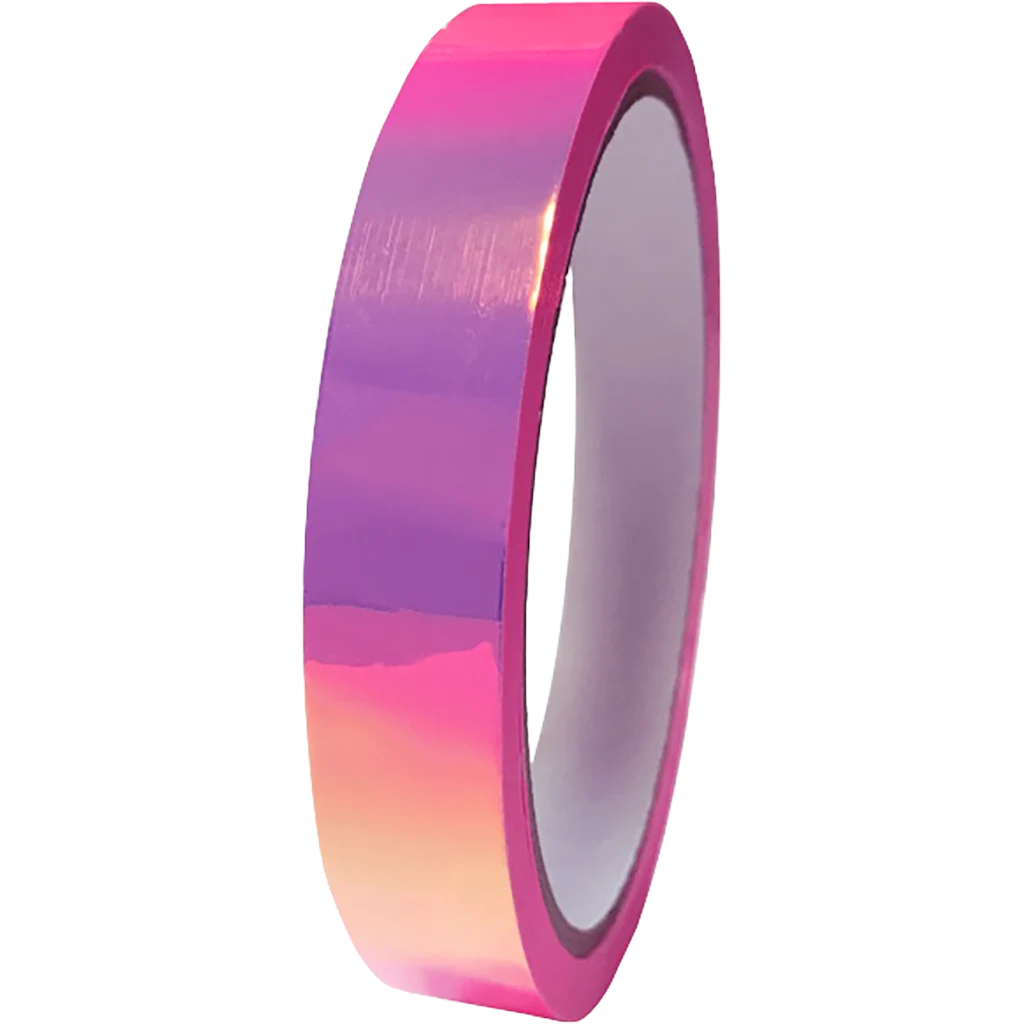 Lipni juosta meninės gimnastikos lankui | Tuloni Adhesive Tape Holographic Laser | Клейкая лента для обруча художественной гимнастики | Lanksti.lt