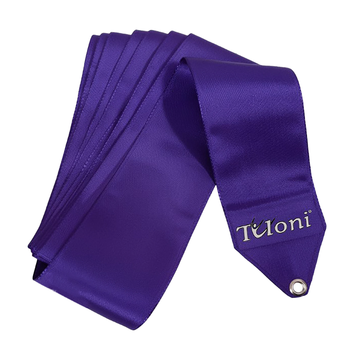TL-T1431-VI-6, TL-T1431-VI-5, TL-T1431-VI-4 Tuloni rhythmic gymnastics ribbon T1431, Tuloni kaspinas – Violetinė, Purple, 6 m, 5 m, 4 m - lanksti.lt